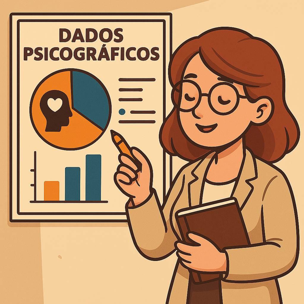 publico-alvo-para-profissionais-liberais-psicologa-analisando-dados-psicograficos